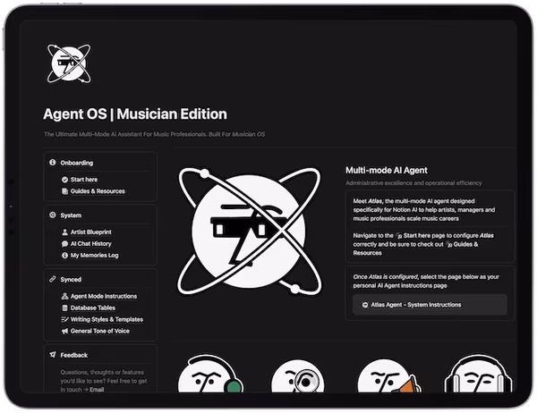 Notion Agent OS dashboard