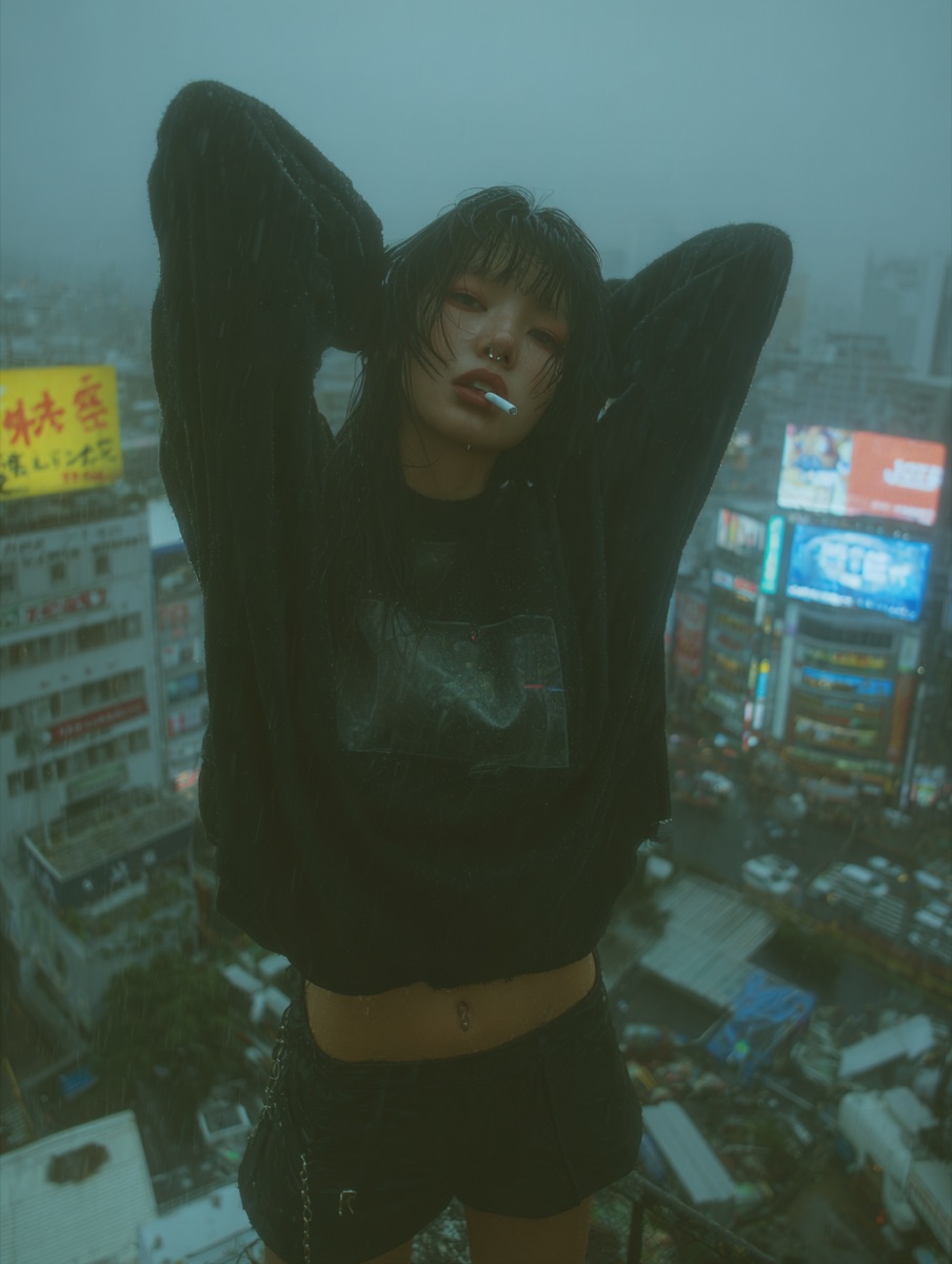 Neo-Noir Urban Portraits — example output