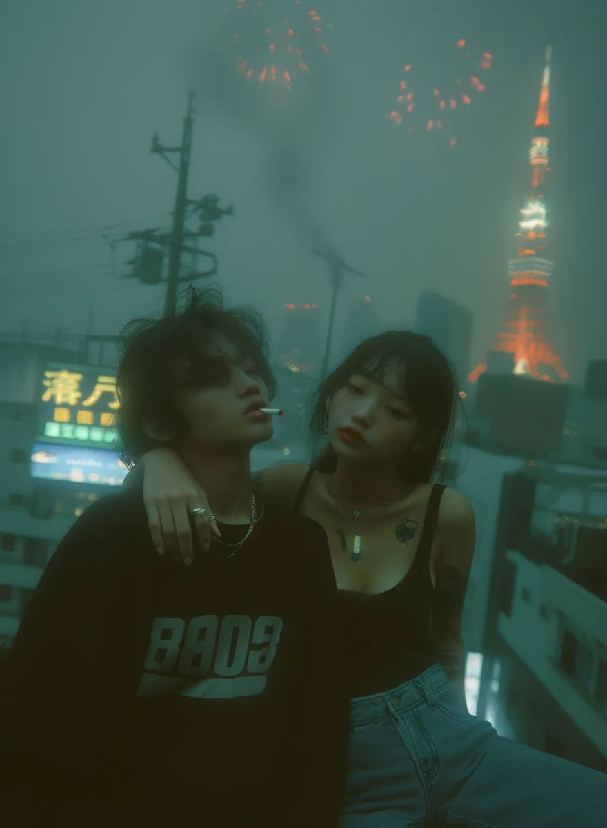 Neo-Noir Urban Portraits — example output